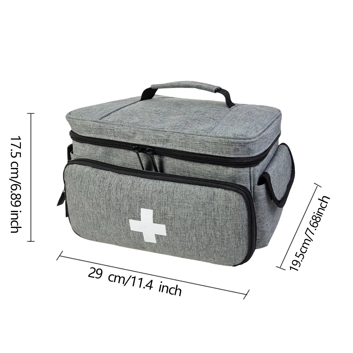 Waterproof First Aid Kit - Compact Emergency Medical Kit for Home, Travel, Outdoor Camping & Car