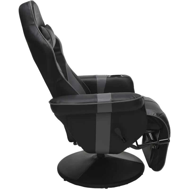 900 Racing Style Gaming Recliner, Reclining Gaming Chair, In Gray RSP 900 GRY