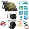 XMEYE 4G Solar Wireless PTZ Security Camera 4k 10X Zoom Dual Lens Human Detection AVO Wifi CCTV Video Surveillance Camera ICSEE