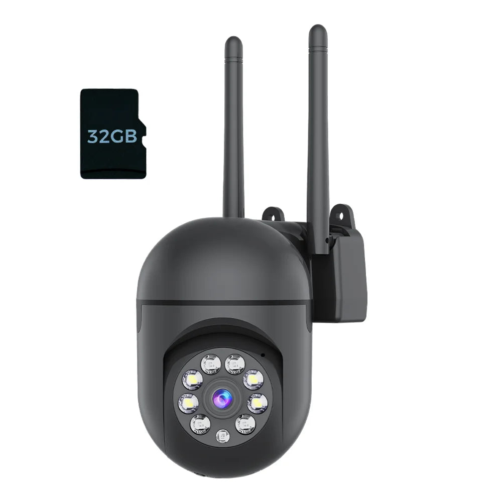 3MP WiFi Pan 355° Tilt 90°  Wireless Security Camera Full Color Night Vision Motion Detection Two-Way Audio Automatic Camera