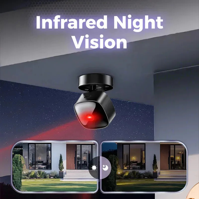 HD 1080P Mini WiFi Camera infrared Night Vision Camera 360° Rotatable Home Security Protection Wireless WiFi Surveillance Camera