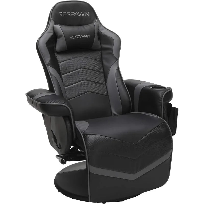 900 Racing Style Gaming Recliner, Reclining Gaming Chair, In Gray RSP 900 GRY