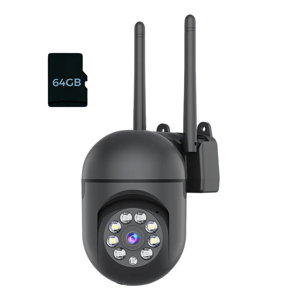 3MP WiFi Pan 355° Tilt 90°  Wireless Security Camera Full Color Night Vision Motion Detection Two-Way Audio Automatic Camera