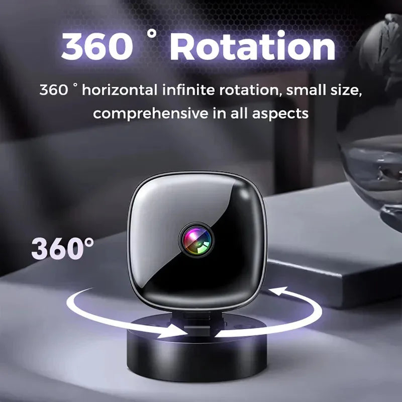 HD 1080P Mini WiFi Camera infrared Night Vision Camera 360° Rotatable Home Security Protection Wireless WiFi Surveillance Camera