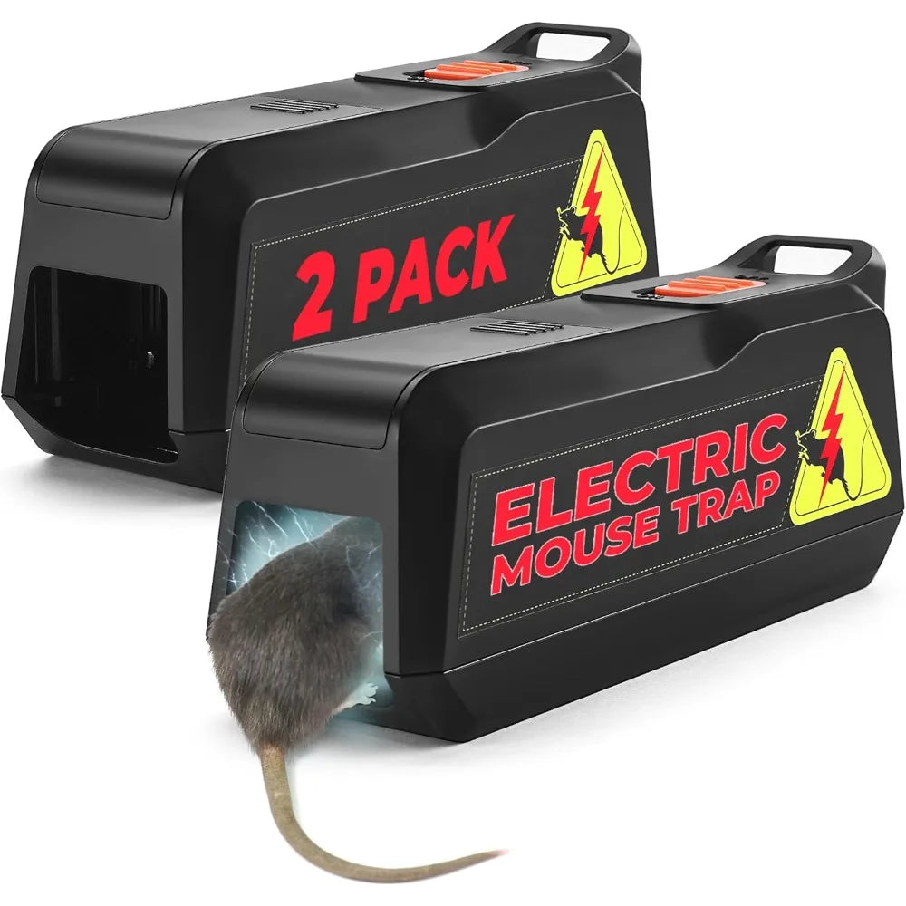 Electric Mouse Trap - Electronic Rodent for Indoors & Home - Humane & Effective Mouse Traps - Reusable